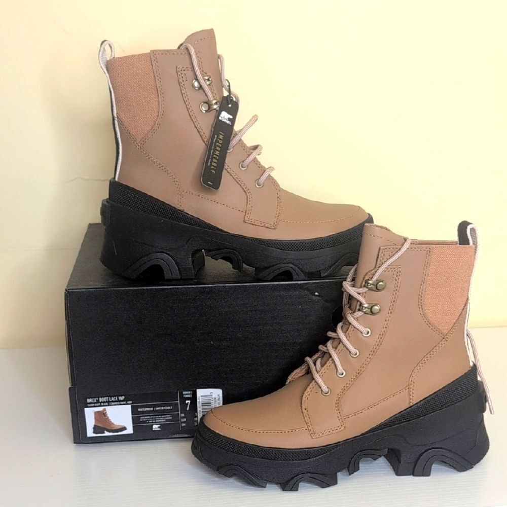 Sorel Size 6 Brex Boot Lace up Waterproof Winter Boots, NEW